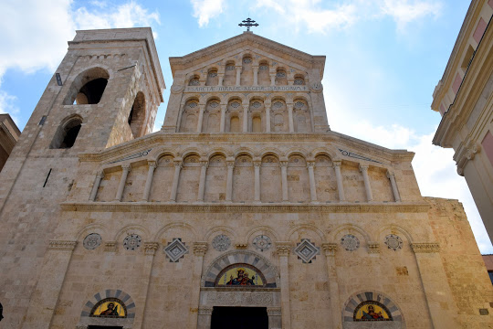 The cathedral of Santa Maria Assunta in Sardinia