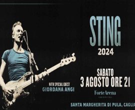 Sting “My song tour 2024”: torna alla Forte Arena il poliedrico artista britannico
