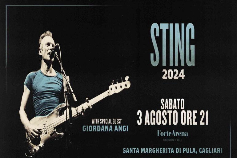 Sting “My song tour 2024”: torna alla Forte Arena il poliedrico artista britannico