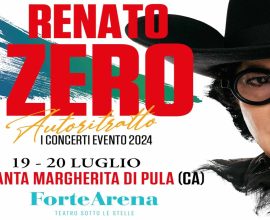 Renato Zero alla Forte Arena con due concerti evento