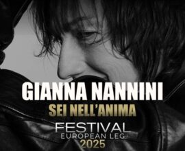 Sei nell’anima – Festival European Leg 2025, il tour di Gianna Nannini fa tappa alla Forte Arena