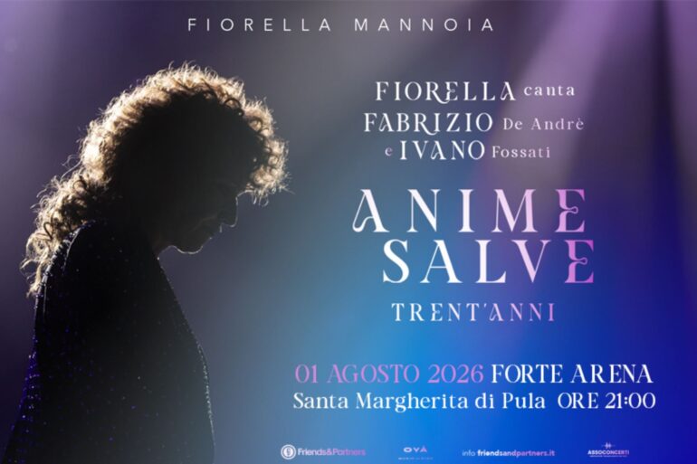 "Fiorella canta Fabrizio e Ivano: Anime Salve" in concerto alla Forte Arena